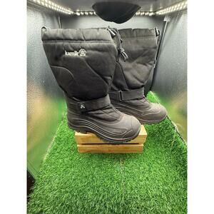 Kamik Men’s Greenbay 4 Boots-Waterproof 600D Nylon/Rubber Shell, Sz 10